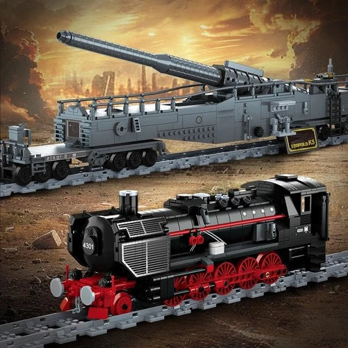 K5 Leopold building blocks 1631 pieces creative set excellent MOC train model