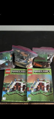 The waterfall base - Minecraft lego set Fully Complete Set With Box