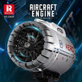 Aero Turbofan Engine Building Blocks with Motorized Linkage birthday toy gift