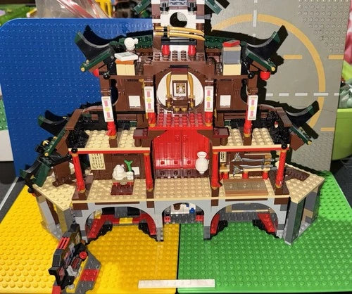 MEOW NINJAGO Ninja Dojo Temple 71767 1394pc Brick Separator Kai Wu