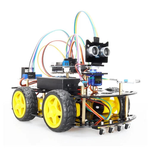 TSCINBUNY 4WD Smart Robot Car Kit for Arduino Programming DIY STEM Learning