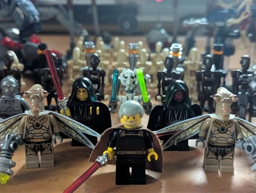 LEGO Star Wars Separatist Army Lot Vintage Count Dooku Spider Droid Geonosians