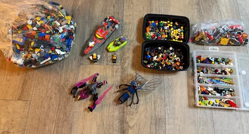 MEOW Bulk Mixed Parts Lot Minifigure Parts Accessories Vehicle Pieces