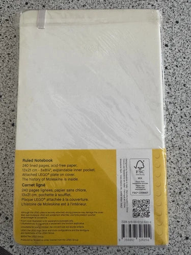 Lego Moleskine Limited Edition 2014 White Ruled