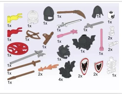 LEGO 5383 Service Pack: Castle Accessories - Brand NEW Very Rare Collector Bag