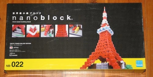 NANOBLOCK NB-022 TOKYO TOWER DELUXE EDITION Set 1420 Pieces NEW In Box