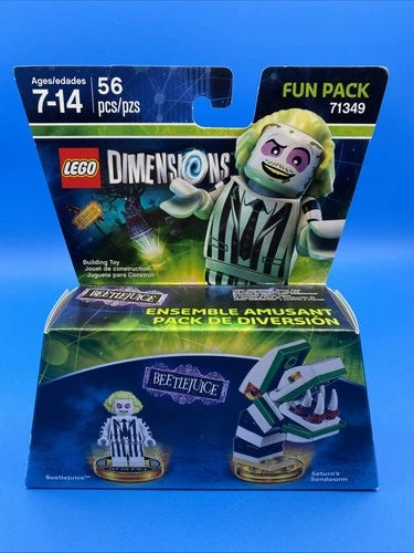LEGO Dimensions Beetlejuice + Saturn's Sandworm Fun Pack 71349 Brand NEW