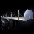 US STOCK 1/14 2Axle RC Tractor Flatbed Semi Trailer Truck for DIY TAMIYA Model