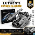 Luthen Fondor Haulcraft MOC Building Blocks 1730Pcs Star W Collector Display Set