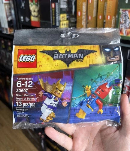 30607 DISCO BATMAN MOVIE & TEARS OF CLOWN MEOW poly bag MEOWs set minifigs NEW