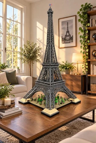 10,001-Piece Eiffel Tower Building Block Set Unbranded No Box