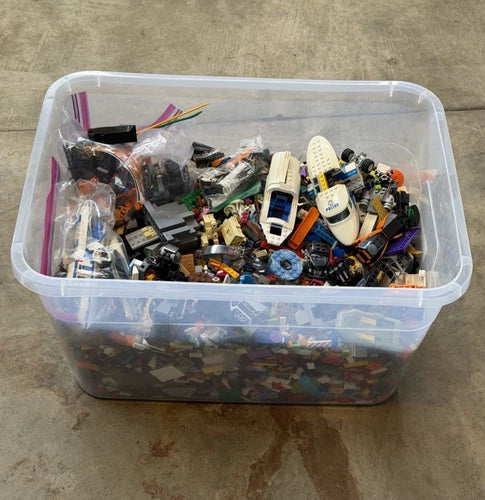 Bulk Lego Lot 20 Pounds Random Mixed Pieces Helicopter