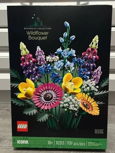 LEGO Icons Botanical Collection Wildflower Bouquet 10313 Building Toy Set New