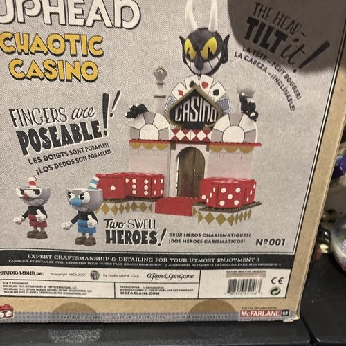 Cuphead McFarlane chaotic casino set