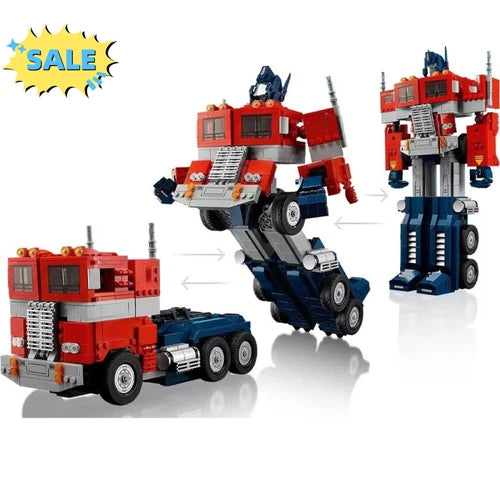 1508pcs Optimus Prime Building Blocks Fit 10302 Brick Transformers Model Toy