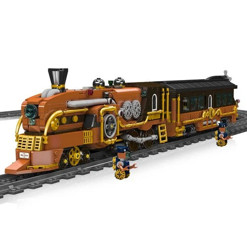 Mould King 12046 Steampunk Train Remote Control Building Block Electric Toy