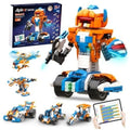 Robot Building Kit 12-in-1 Coding APP Remote STEM Toy 600 Blocks \| Robot X