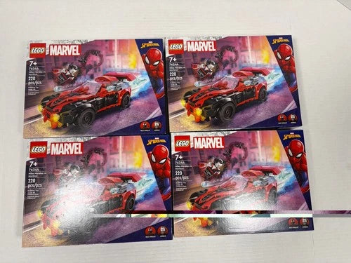 Lot of 4 - Lego Miles Morales vs Morbius sets - New Factory Sealed