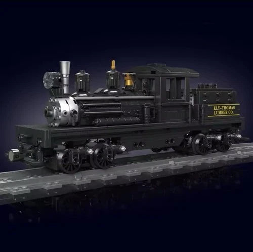 Mould King Shay-Type Steam Locomotive Building Set, With Led Light, Remote