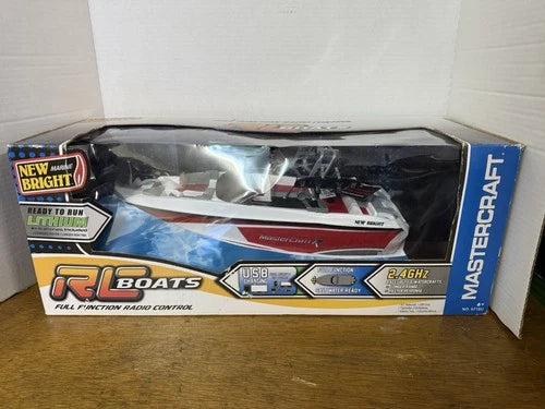 New Bright MasterCraft X-23 RC Boat #6716U New Sealed