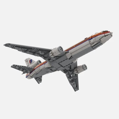 MOC-228395 American DC-10 United Airlines 1908 Pieces Building Blocks Toys Set