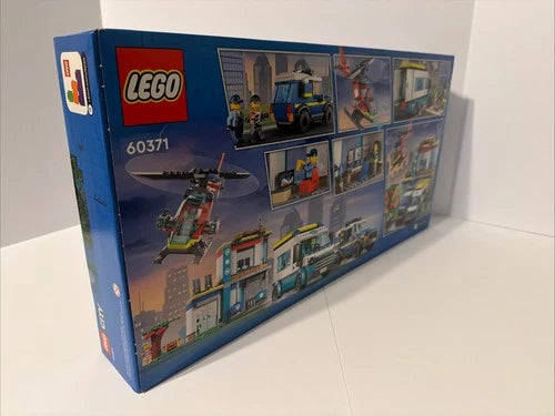 LEGO CITY: Emergency Vehicles HQ (60371) - New Sealed! (Box Wear)