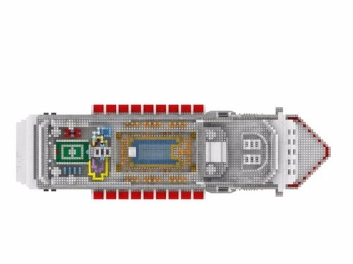 4950pcs Ocean Liner Cruise Building Block Set Model Kit Brick Gift Education Toy