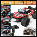 4WD High Speed Remote Control Car 30+KPH, 1:18 RC Monster Truck, 2 Batteries, LE