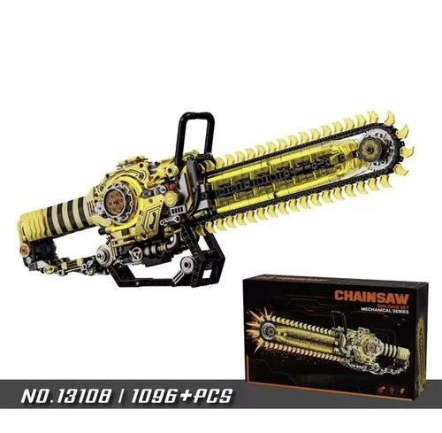 Mechanical Chainsaw Building Blocks Set 1096 PCS No 13108 Model Assembly Toy New