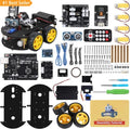 UNO R3 Smart Robot Car Kit V4 with Camera, Compatible with Arduino