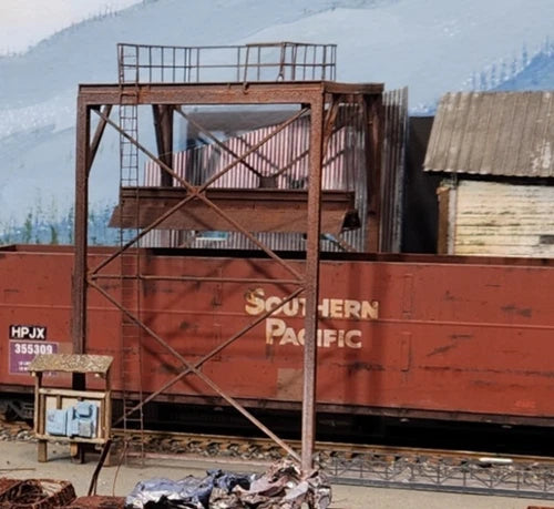 WOOD CHIP LOADER, HO-SCALE, KIT, Highly Detailed, Mill/Lumber Scene, Low$Ship!