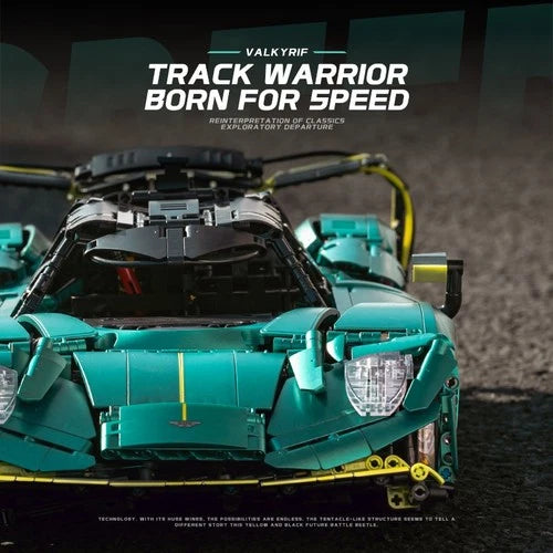 Technic 1:8 Aston Martin Valkyrie AMR PRO Supercar Building Set MOC 3868 Pieces