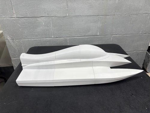 70cm / 28” RC F1 Tunnel Hull – 3D Printed PETG Kit – TFL Outboard Ready