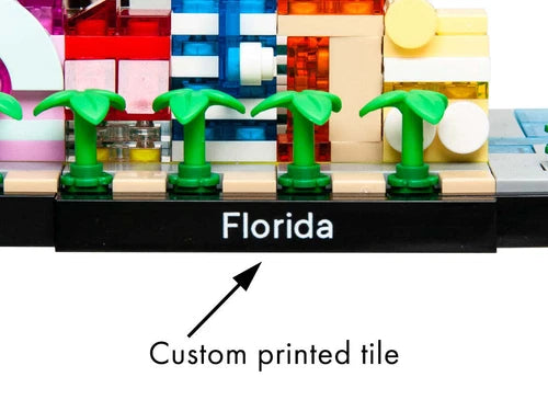 NEW - Florida Skyline Architecture Set - USA - Model Display - Building Set