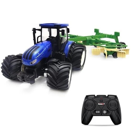 RC Truck Farm Tractor with 2 Rechargeable Batteries - 2.4G 1/24 High Simulati...