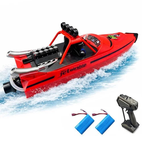 Fast 14 inch RC Speed Boat, 30Kph Remote Control Jet Boat for Adults Kids