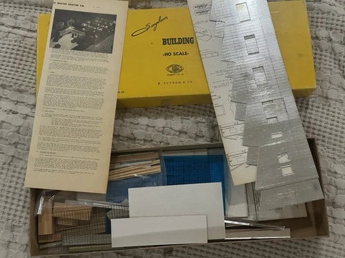 Suydam HO No. 55 Day & Night Water Heater Co. Building Kit Complete w/ Plans NOS