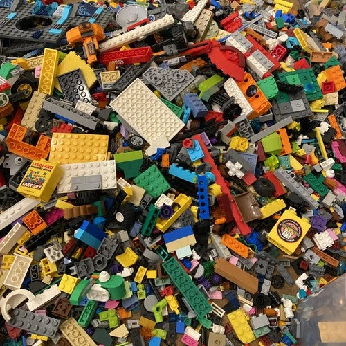 LEGO 18 lbs Pounds Random Parts Pieces Building Plates Blocks Washed Bulk Lots
