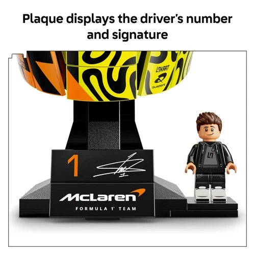 LEGO Editions McLaren F1 Team Lando Norris Helmet Building Set, 793 Pieces,