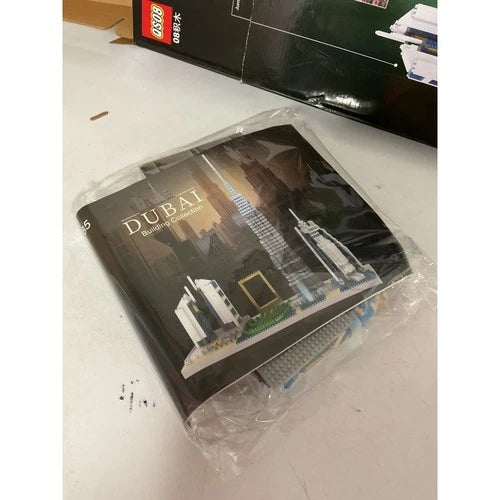 QS08 Dubai City Skyline 3,000 micro-sized building blocks NEW Damaged Box