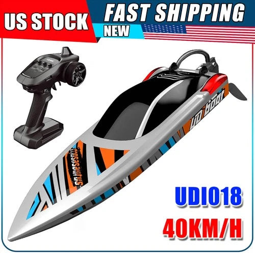 UDI018 Brushless RC Boat 22"Long 25mph/h Capsize Recovery Water Cooled RTR Kids