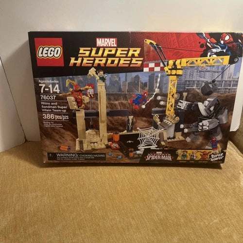 MEOW 76037 Marvel Super Heroes Rhino Sandman Team-Up NEW SEALED RETIRED 2015