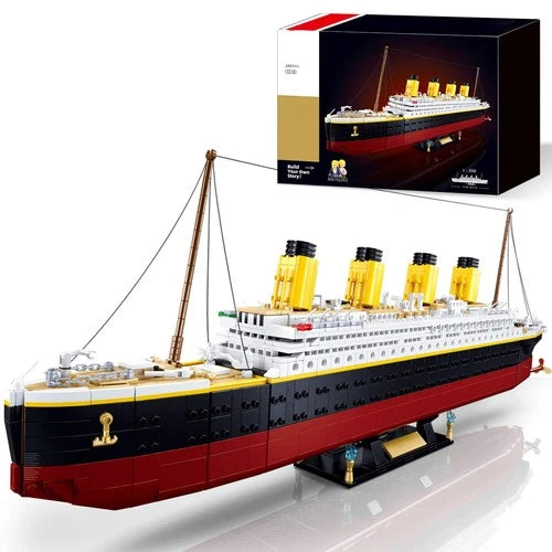 Model Set, Ship Brick Set, Gift for Adults and 6+, with 2 Major Minifigures, ...