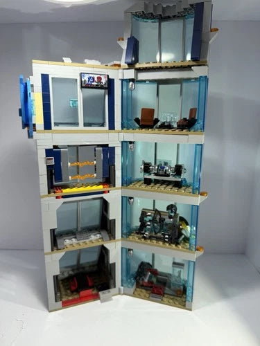 LEGO Marvel Avengers Tower Battle 76166 Built Display Build Only No Minifigures