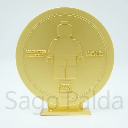 Lego Korea VIP Gold Membership Trophy Statue 2021 Zinc Alloy