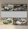 New 4pc LEGO Speed Champions Jesko Lotus Nissan GT-R Lamborghini Car Set Lot