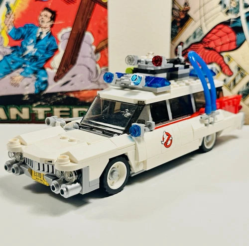 MEOW Ideas Ghostbusters Ecto-1 21108 + 4 Minifigures Incomplete No Box