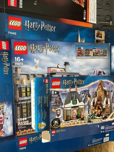 Lot of 20 plus Lego Harry Potter LOTR Disney Village Flowers Empty Boxes Only