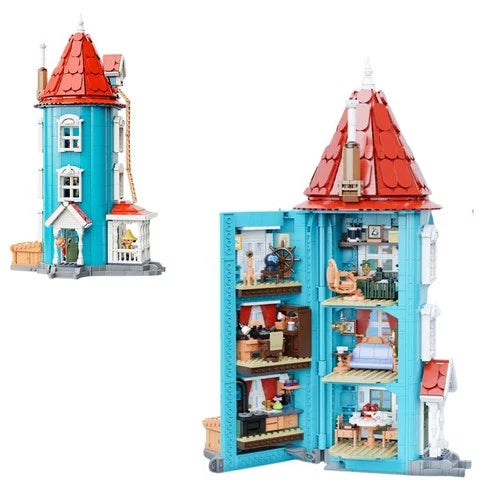 Pantasy Moomin House #87201 1800-Piece Building Block Set