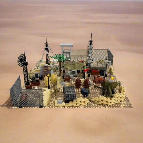 Desert Command Post - Military Base Building Block Set General Jim's Toys & Br